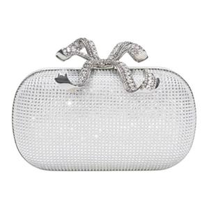 Self-portrait Клатч мини женский silver