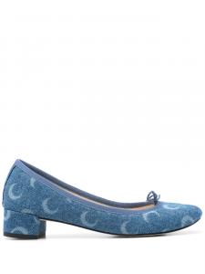 Marine Serre туфли Camille 30 из коллаборации с Repetto, синий