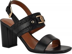 Женские босоножки на каблуке Tommy Hilfiger Sylvier, Black Logo 001