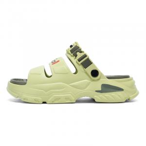 NANJIREN Пляжные сандалии мужские черно-серо-зеленые, цвет Gray Green