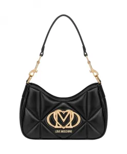 Стеганая сумка через плечо Love Moschino, черный