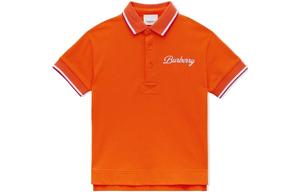 Детская футболка Burberry, оранжевый