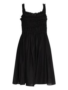Платье с присборенными бретелями Tory Burch, черный