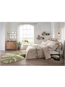 Постельное белье с песочно-белым принтом Heine, 135x200 см + 40x80 см