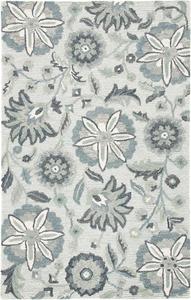 Safavieh коллекция Blossom Ivory/Blue BLM175A ручной работы цветочный премиальный шерстяной ковер 153 x 244 см для гостиной, столовой, спальни