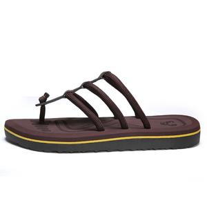 TFKY Красные коричневые мужские шлепанцы, цвет Red Brown