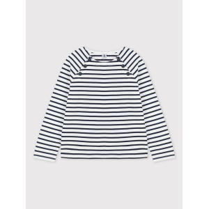 Лонгслив PETIT BATEAU, цвет weiß/dunkelblau