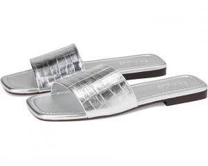 Женские сандалии Seychelles Paris Croco Leather Slide, Silver