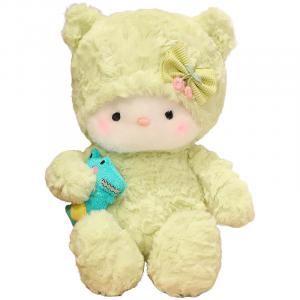 Плюшевая кукла Doraemon Sheep Cat высотой 40см/60см/75см Barbne, зеленый