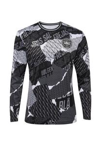 Топ Hummel 24 PRE GAME CREW NECK, Black White/Black