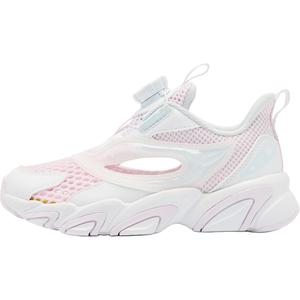 Детские сандалии с низким верхом, устойчивые к ударам и износу, для детей от 3 до 7 лет QIAODAN, белый/розовый