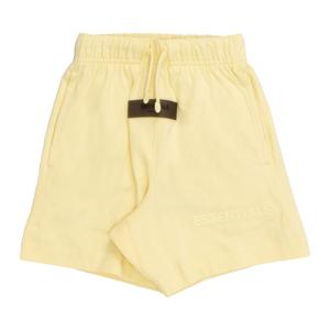 Детские трикотажные шорты Fear of God Essentials, цвет Канарейка