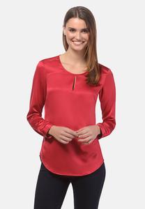 Блуза Vincenzo Boretti leicht tailliert, цвет weinrot