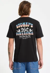 Футболка с принтом stoneys Volcom, Black
