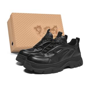 Низкие повседневные туфли мужские SEPTWOLVES, Black (Standard Leather Shoe Size)