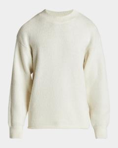 Мужской свитер с матовым логотипом Jacquemus, светло-бежевый