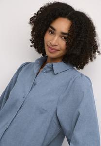 Блузка на пуговицах Kaffe, синий