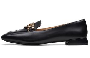 Clarks Повседневные туфли из натуральной кожи для женщин, цвет black