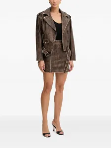 Юбка мини Charlene Guess Usa, коричневый