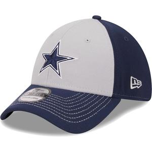 Мужская основная шляпа New Era Grey Dallas Cowboys 39THIRTY Flex Hat