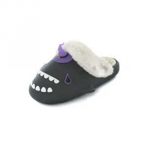 Зимняя шапка-ведьма Shark Winter Sharkicks, сандалии с закрытым носком и открытой пяткой, унисекс HelloSlippers, Black