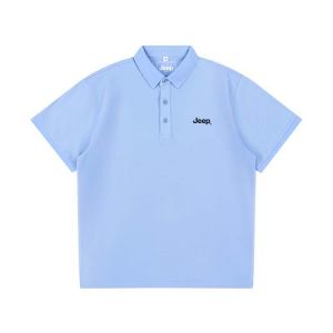 Юань Сен Легкая роскошь Серия Wrangler Поло Unisex Jeep, Натуральный белый