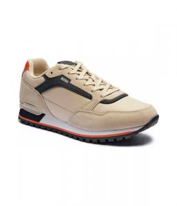 Кроссовки Boss Parkour с добавлением кожи, бежевый