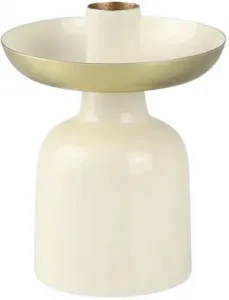 Подсвечник AM Design "из металла", (набор, 2 шт.), подсвечник-подставка 12 см, белый