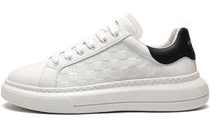 Qianbaidu C°Banner C°BANNER Стильная мужская обувь для скейтбординга, Белый (сетка)