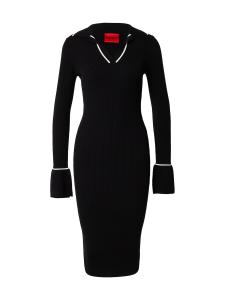 Вязаное платье HUGO Samury, черный