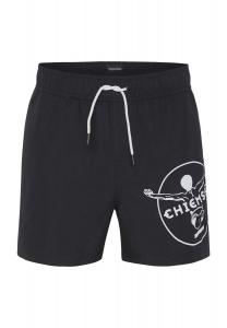 Мужские шорты для плавания с логотипом на шнурке CHIEMSEE, цвет Black Beau