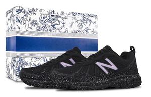 New Balance Кроссовки для бега NB 410 V5 Cushioning, Wear Resistant низкие унисекс черный, purple