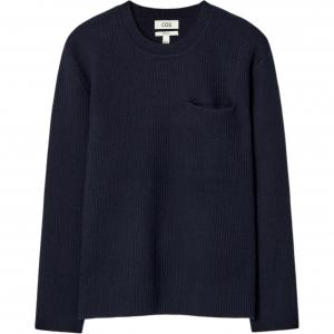 COS Свитер мужской темно-синий