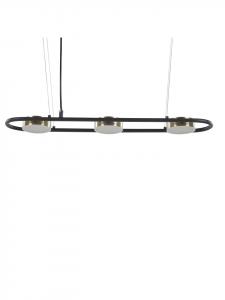 Beliani Подвесные светильники MALI в черно-латунном исполнении - (Ш) 65 x (В) 159 x (Д) 13 см