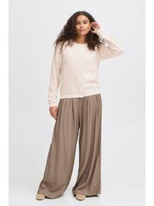 Fransa Кардиган FRELVIRA, классический крой, меланж цвета известняка