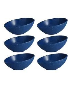 Белая меламиновая миска для наклона, набор из 6 шт. Fortessa, blue