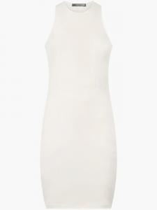 Мини-платье с рваным эффектом Roberto Cavalli, белый