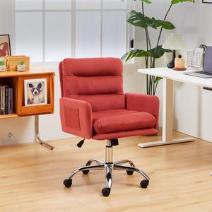 Компьютерное кресло SIHOO для дома, офиса и салонов, эргономичное, с вращением, стальными ножками, China Red Knitted Composite Fabric Steel