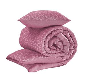 Пододеяльник Birds140 x 220 см хлопок темно-розовый De Witte Lietaer