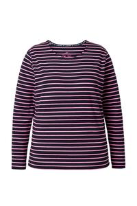 Рубашка LAURASØN, Plum/Neon Pink