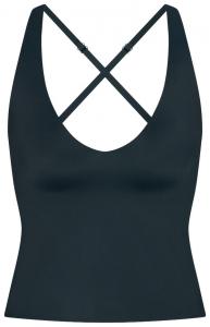 Майка NikeSKIMS Shine с V-образным вырезом, синий