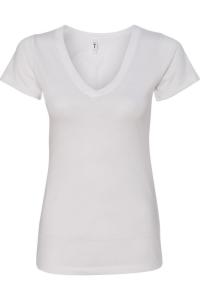 Футболка Next Level Women's Ideal с V-образным вырезом, белый