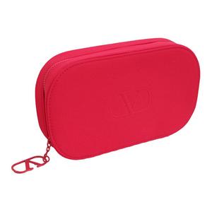 Valentino Красная овальная косметичка для хранения