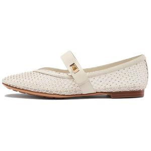 LE SAUNDA Плоские туфли Мэри Джейн для женщин кремово-белые OWF, цвет Cream White OWF