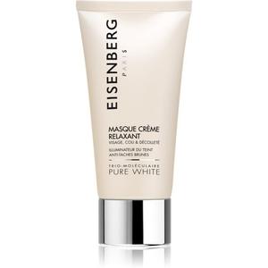 Eisenberg Pure White Masque Crème Relaxant увлажняющая и осветляющая маска против изменения цвета кожи 75 мл