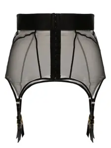 Прозрачный пояс для чулок Zest Murmur, черный