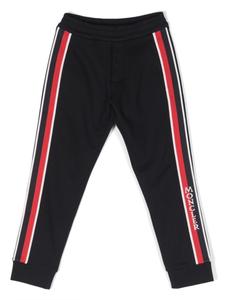 Moncler Enfant спортивные брюки с логотипом, синий