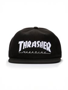 Бейсболка THRASHER MAG LOGO FELT SNAPBACK, черный