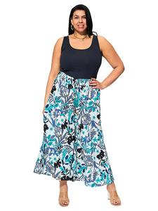 Брюки белого/синего цвета Aller Simplement