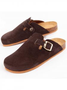 Purapiel Техасские сабо коричневого цвета